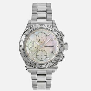 Ferragamo Womens Stainless Steel 38mm Bracelet Fashion Watch